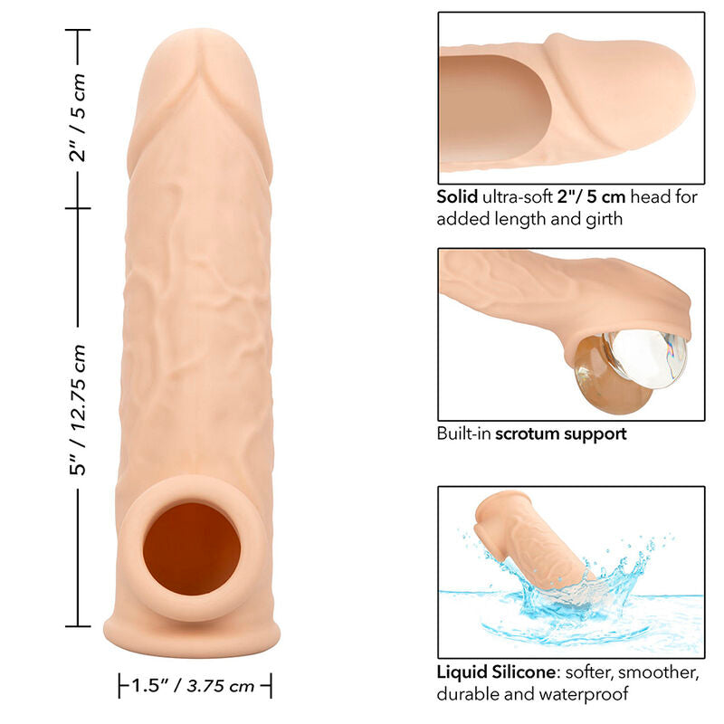 CalExotics Performance Maxx Life-Like Extension 7 Guaina Estensore Pelle Chiara – immagine 11