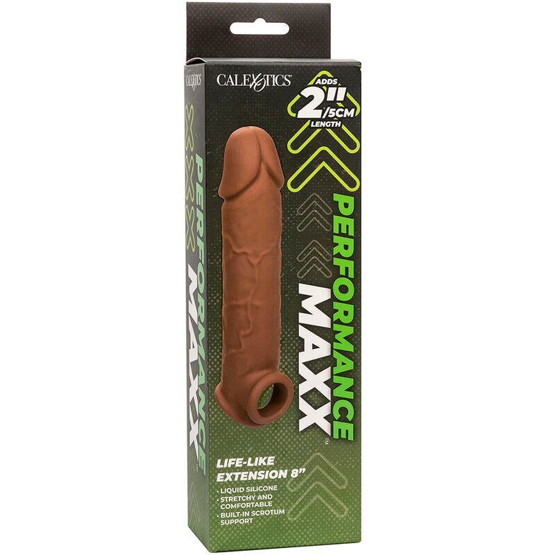 CalExotics Performance Maxx Life-Like Extension 8 Guaina Estensore Pelle Marrone – immagine 12