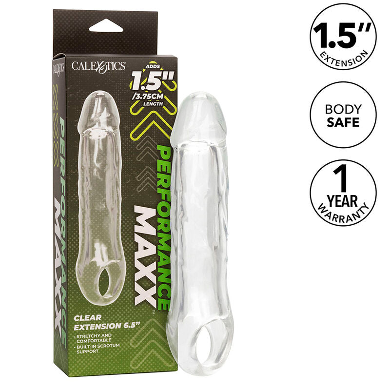 CalExotics Performance Maxx Clear Extension 6,5 Guaina Estensore Trasparente