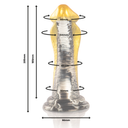 EPIC Drakon dildo fantasy cobra giallo in silicone – foto 3