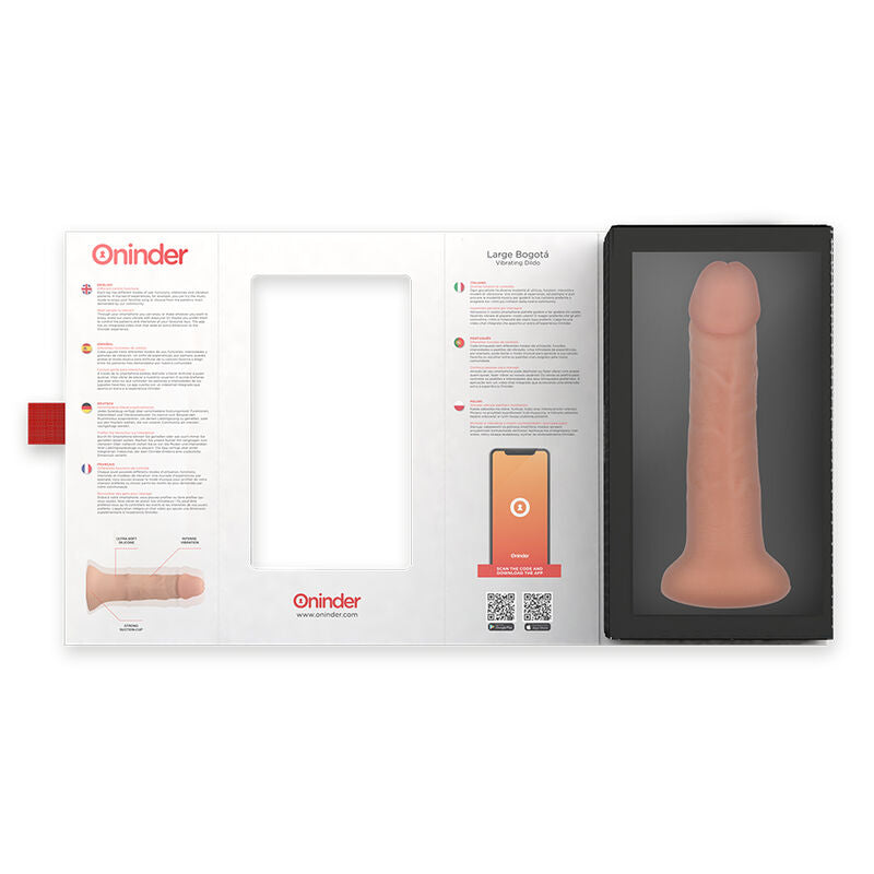 Oninder Bogotá Dildo Vibrante Realistico con App Grande 22 cm – immagine 6