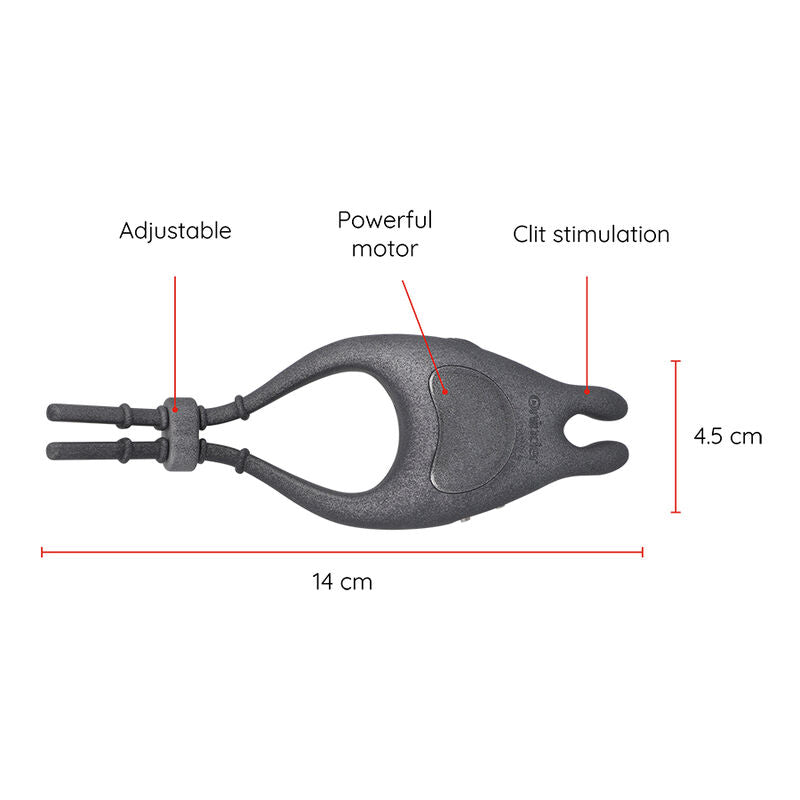 Oninder Pampa Anello Vibrante Regolabile con Stimolatore Clitoride e App – immagine 4