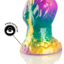 EPIC Iris dildo arcobaleno con testicoli in silicone – foto 8