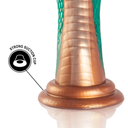 EPIC Python dildo fantasy cobra verde in silicone – foto 7
