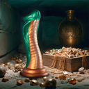 EPIC Python dildo fantasy cobra verde in silicone – foto 2