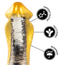 EPIC Drakon dildo fantasy cobra giallo in silicone – foto 8