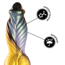 EPIC Phoenix dildo vibrante in silicone con telecomando – foto 8