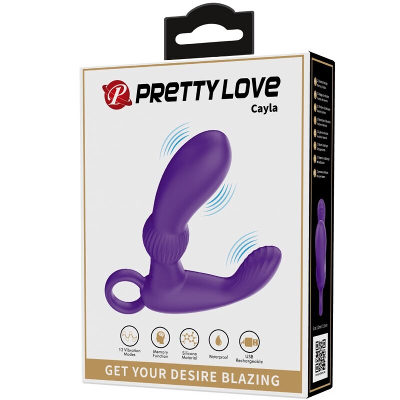 Pretty Love Cayla Massaggiatore Prostatico Vibrante Lilla – immagine 9