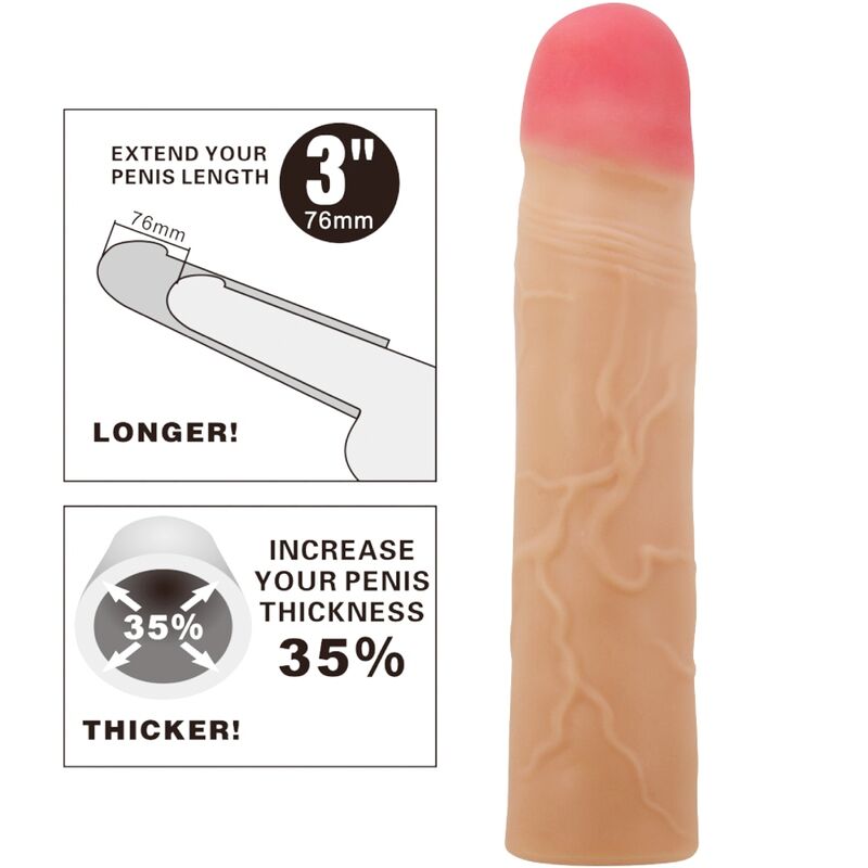 Pretty Love Kylian Guaina Estensore in Silicone Liquido Realistica – immagine 5