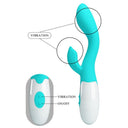 Pretty Love Brighty Vibratore Rabbit Punto G 30 Funzioni Verde Acqua – immagine 8