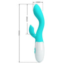 Pretty Love Brighty Vibratore Rabbit Punto G 30 Funzioni Verde Acqua – immagine 7