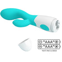Pretty Love Brighty Vibratore Rabbit Punto G 30 Funzioni Verde Acqua – immagine 9