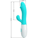Pretty Love Snappy Vibratore Rabbit Punto G 30 Funzioni Verde Acqua – immagine 6