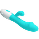 Pretty Love Snappy Vibratore Rabbit Punto G 30 Funzioni Verde Acqua – immagine 3