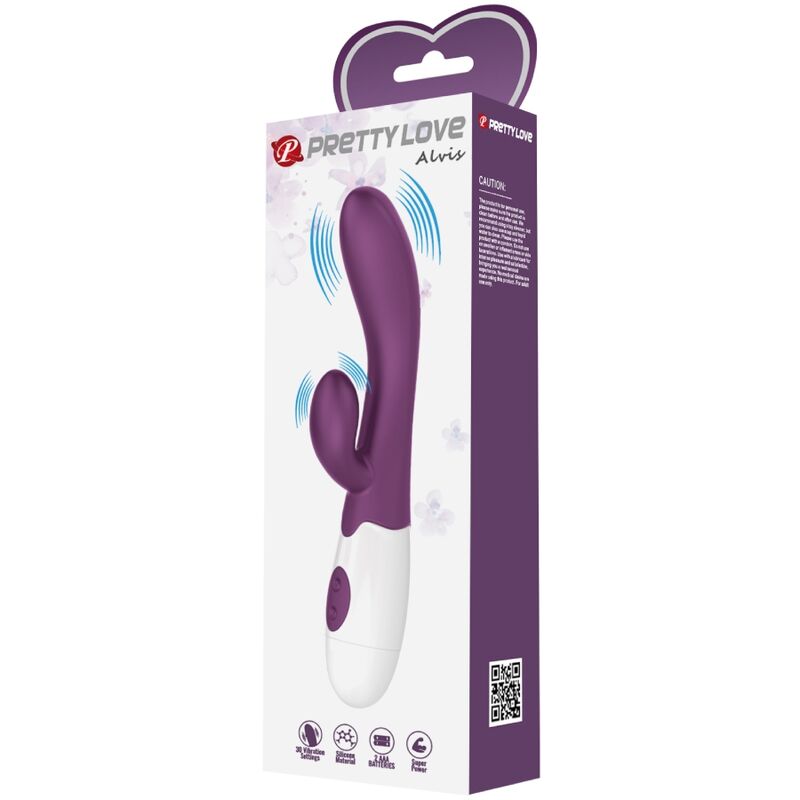 Pretty Love Alvis Vibratore Rabbit Punto G 30 Funzioni Viola – immagine 10