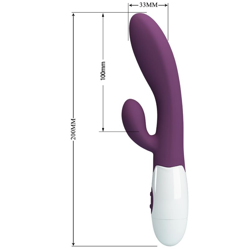 Pretty Love Alvis Vibratore Rabbit Punto G 30 Funzioni Viola – immagine 7