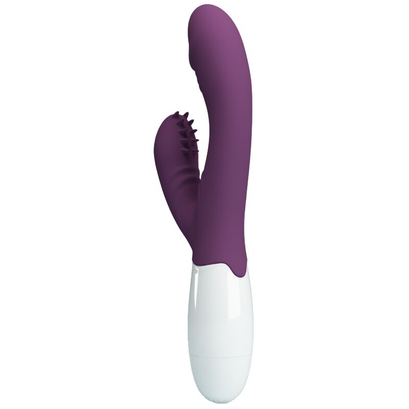 Pretty Love Andre Vibratore Rabbit con Petali e Onde Viola – immagine 3