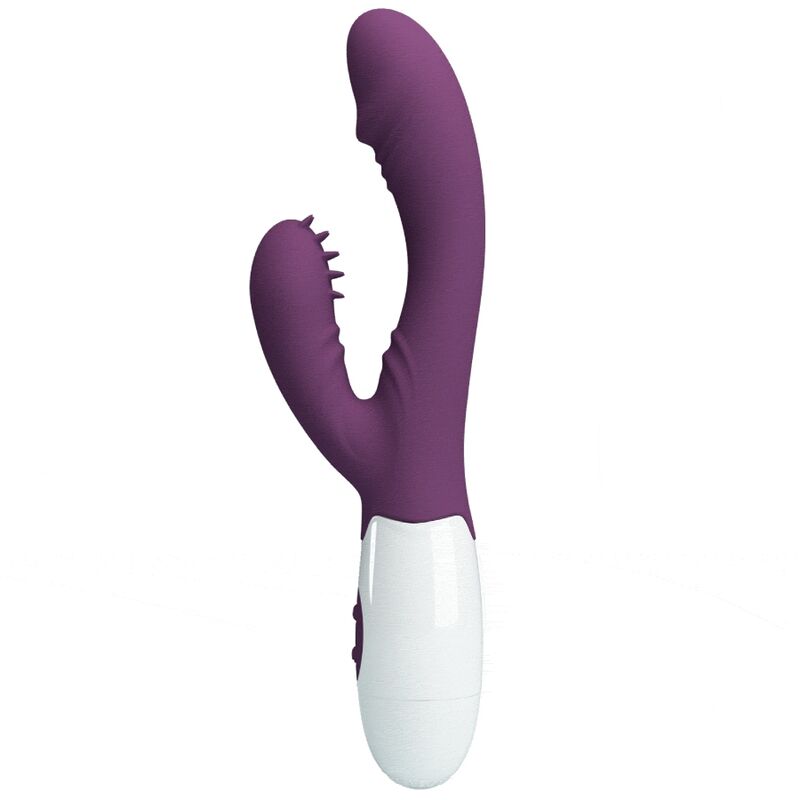 Pretty Love Andre Vibratore Rabbit con Petali e Onde Viola – immagine 2