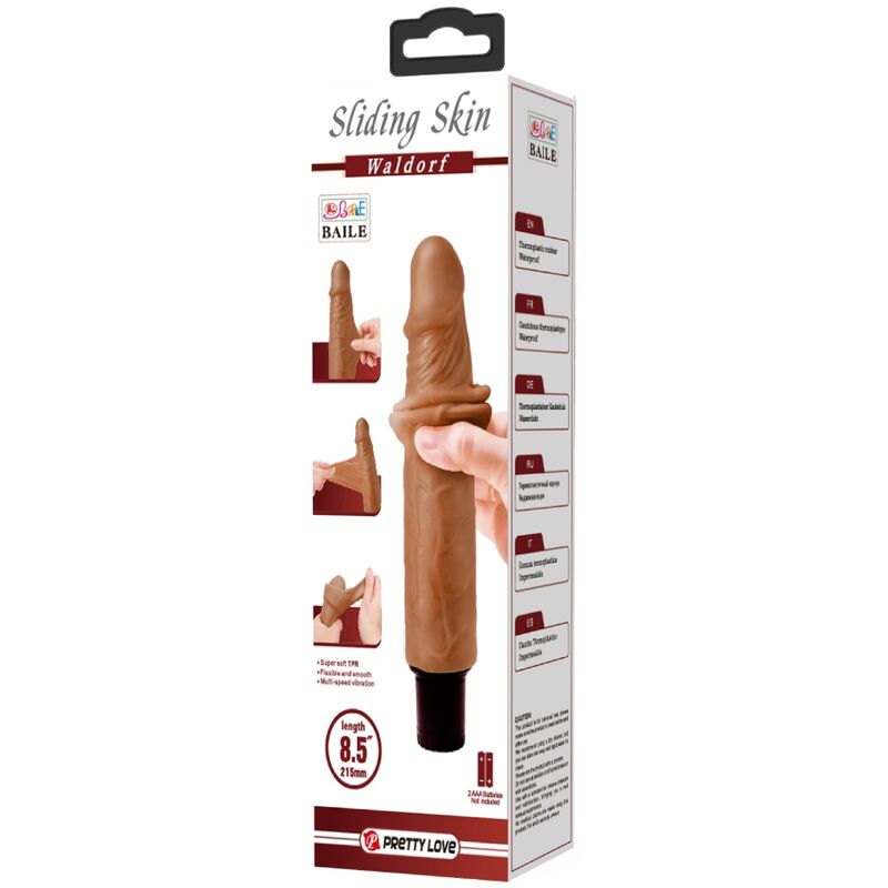 Pretty Love Waldorf Vibratore Realistico Mulatto 18 cm – immagine 10