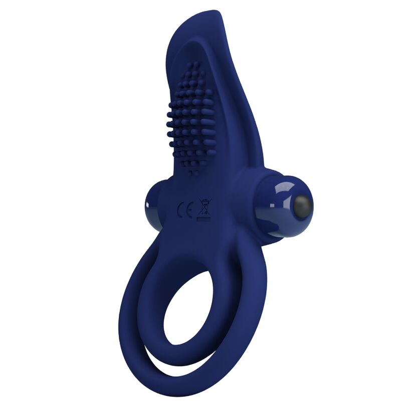 Pretty Love Bronson Doppio Anello Vibrante Blu