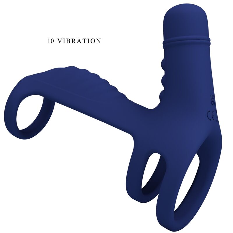 Pretty Love Elish Anello Vibrante con Guaina Blu – immagine 7