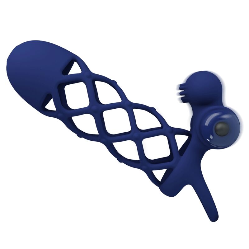 Pretty Love Giann Guaina Vibrante a Gabbia con Stimolatore Blu – immagine 2