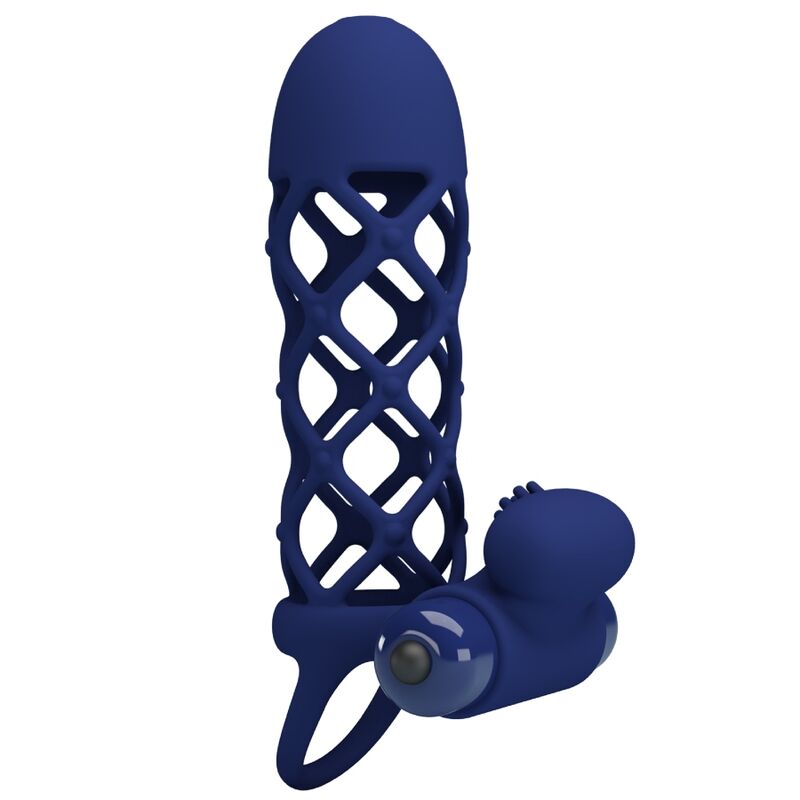 Pretty Love Giann Guaina Vibrante a Gabbia con Stimolatore Blu – immagine 3