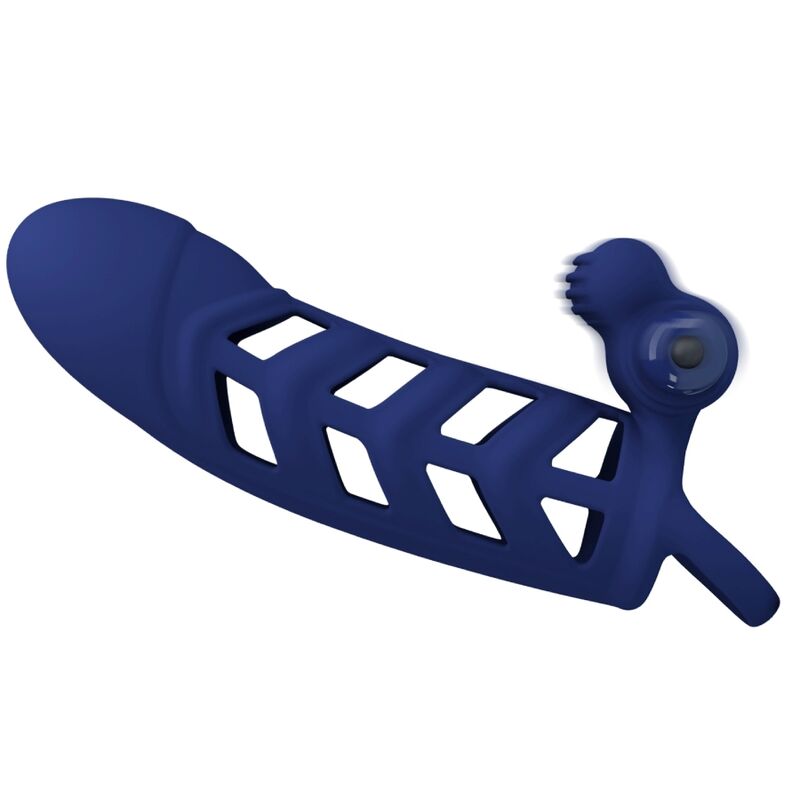 Pretty Love Altaf Guaina Vibrante in Silicone con Anello Blu – immagine 3