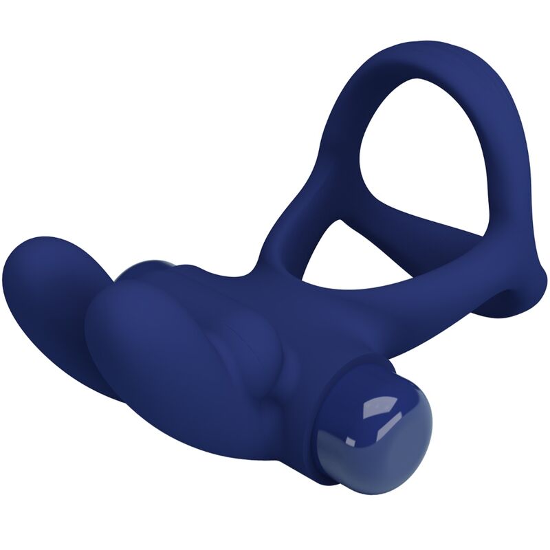 Pretty Love Francisco Doppio Anello Vibrante Coniglietto Blu – immagine 5