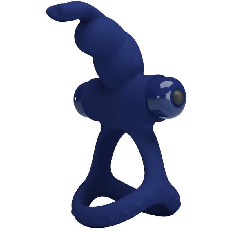 Pretty Love Luchito Doppio Anello Vibrante Coniglietto Blu – immagine 2