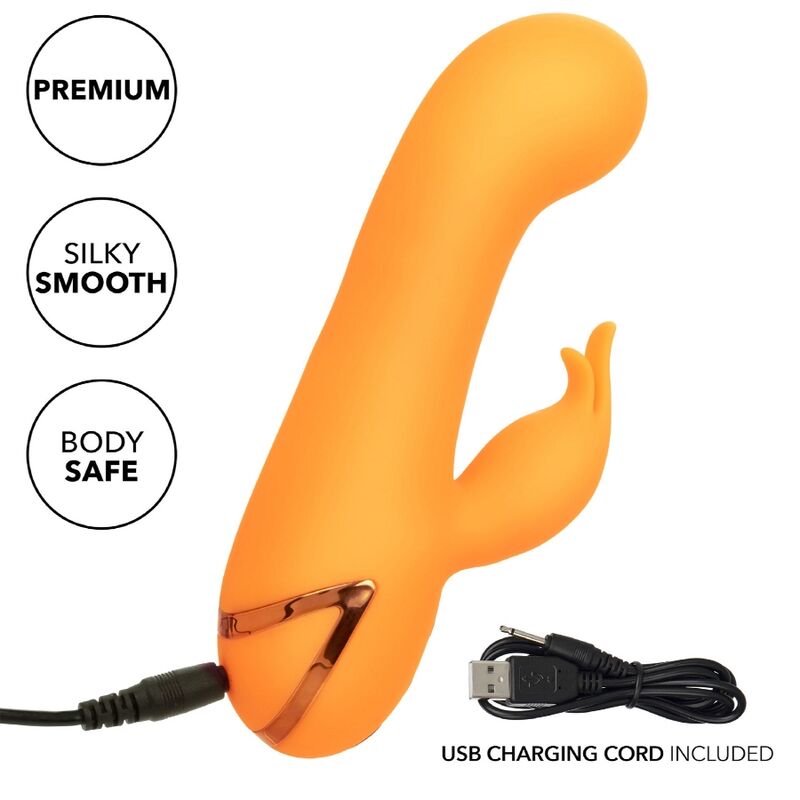 CalExotics California Dreaming Montecito Muse Vibratore Rabbit Arancione – immagine 8