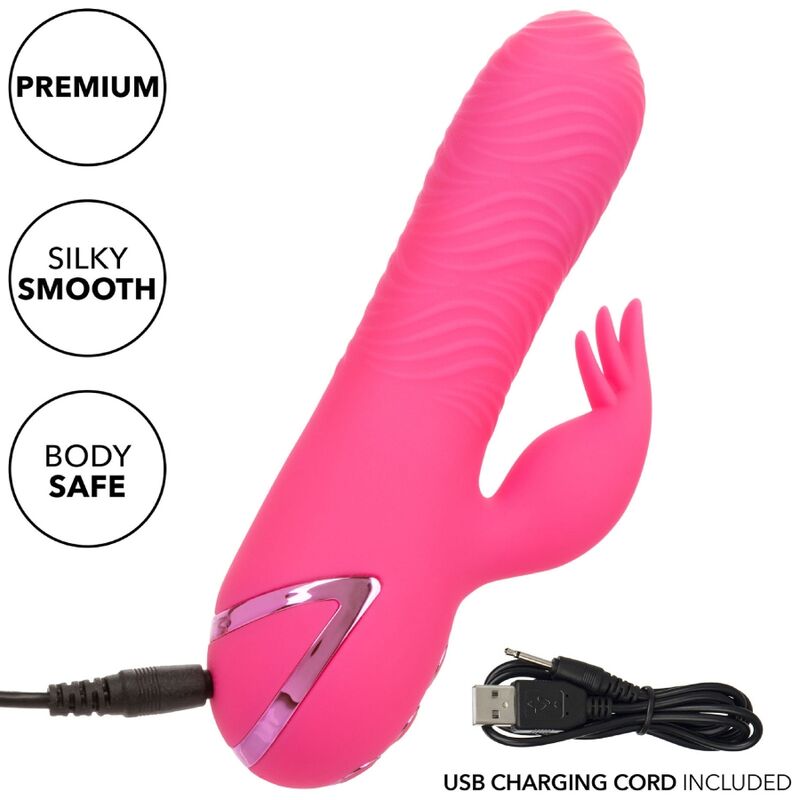 CalExotics California Dreaming Sacramento Sweetie Vibratore Rabbit Rosa – immagine 8