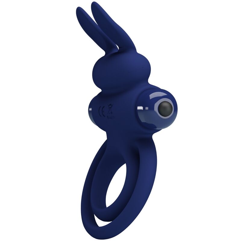 Pretty Love Darey Doppio Anello Vibrante Coniglietto Blu – immagine 2