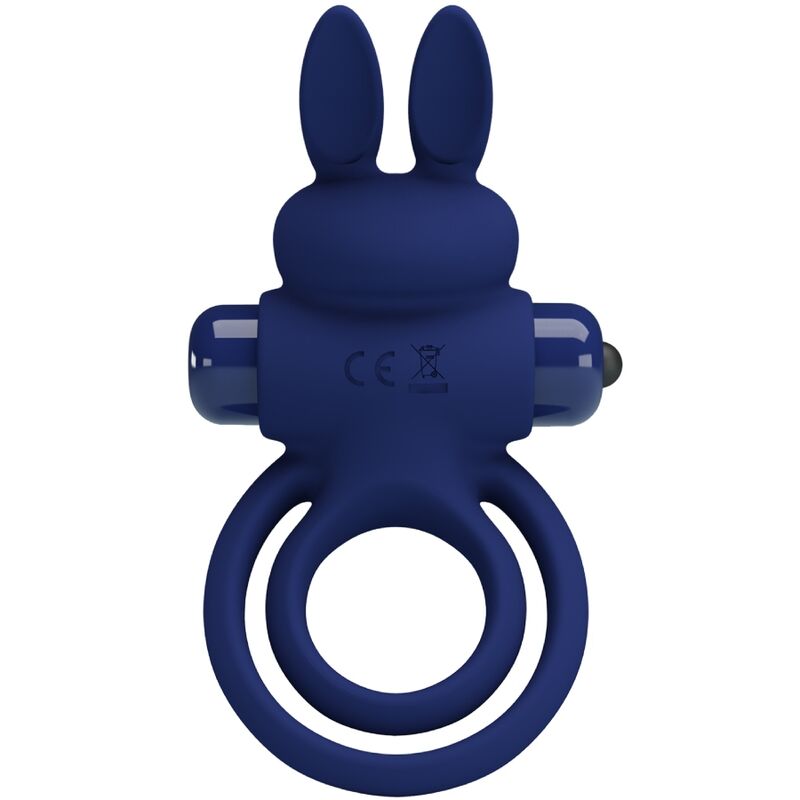 Pretty Love Darey Doppio Anello Vibrante Coniglietto Blu – immagine 3