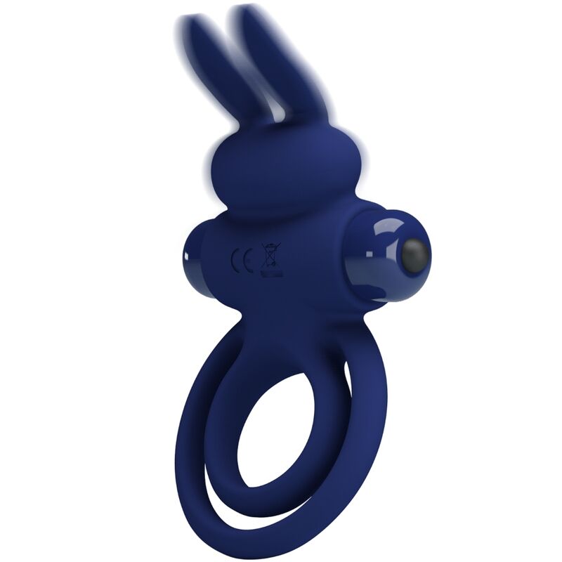Pretty Love Darey Doppio Anello Vibrante Coniglietto Blu – immagine 5