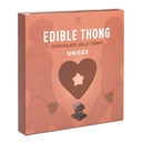 Secret Play Perizoma Commestibile Gommoso a Cuore Gusto Cioccolato Unisex