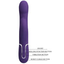 Pretty Love Zalin Vibratore Rabbit con Perle Rotanti 4 in 1 Viola – immagine 9