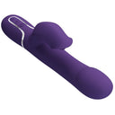 Pretty Love Zalin Vibratore Rabbit con Perle Rotanti 4 in 1 Viola – immagine 5