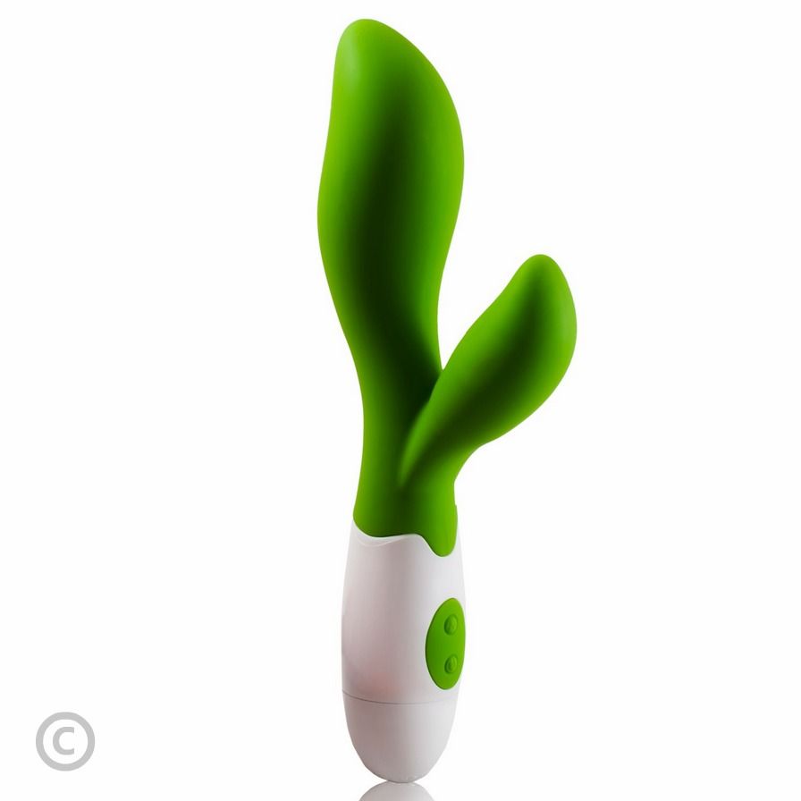 Pretty Love Owen Vibratore con Stimolatore Clitoride 30 Funzioni Verde