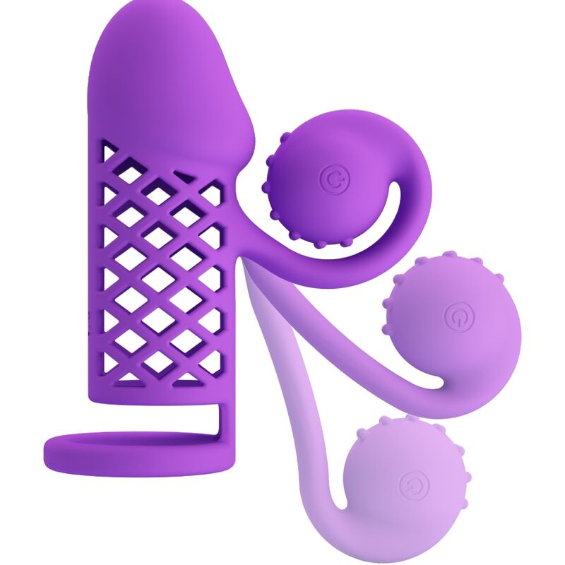 Romance Harden Guaina Estensore Vibrante Ricaricabile Viola – immagine 5