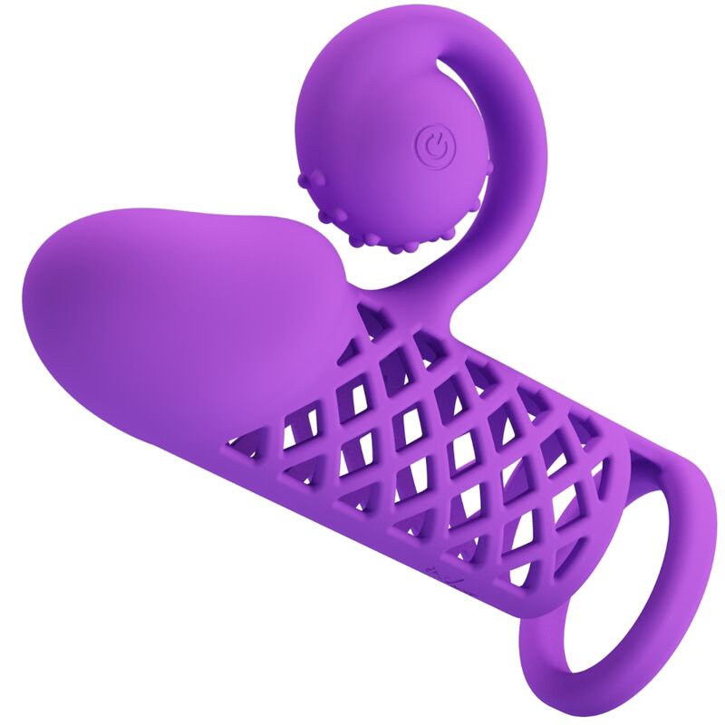 Romance Harden Guaina Estensore Vibrante Ricaricabile Viola