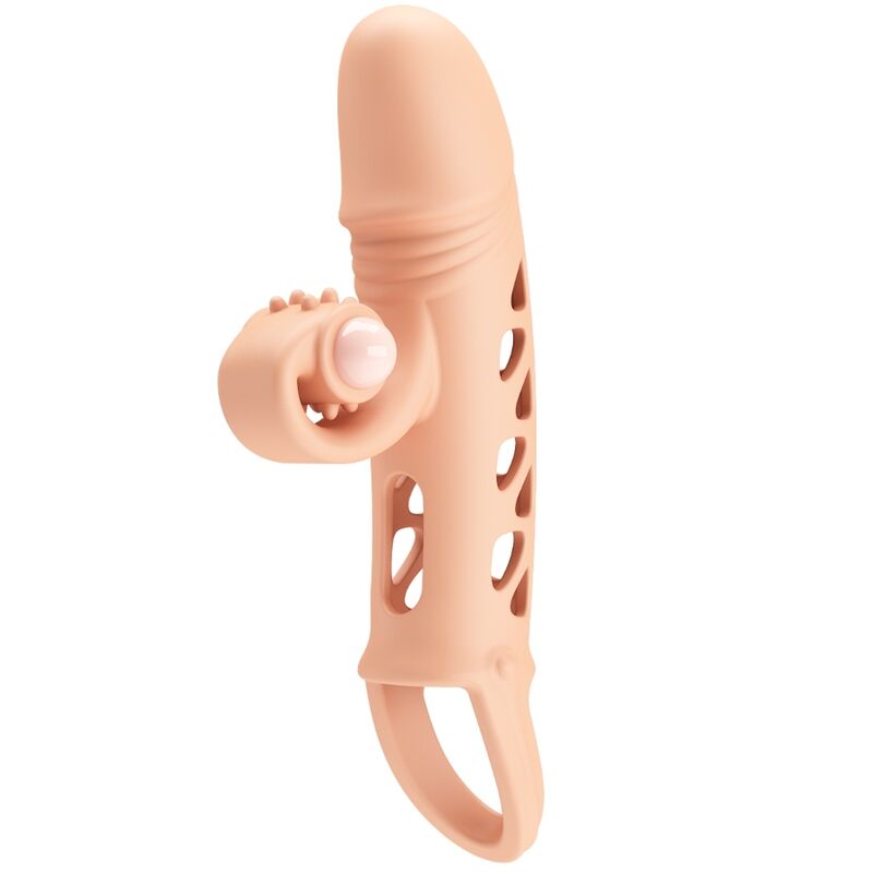 Romance Guaina Estensore Vibrante con Anello Testicoli Naturale – immagine 3