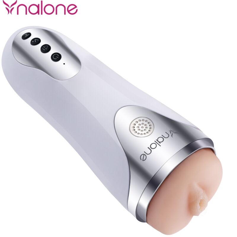 Nalone Magician Masturbatore Vibrante a Mani Libere con Ventosa Bianco – immagine 3
