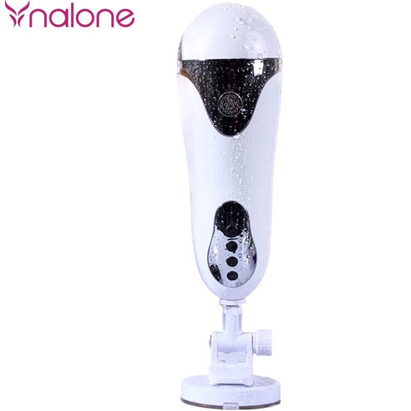 Nalone Magician Masturbatore Vibrante a Mani Libere con Ventosa Bianco – immagine 6