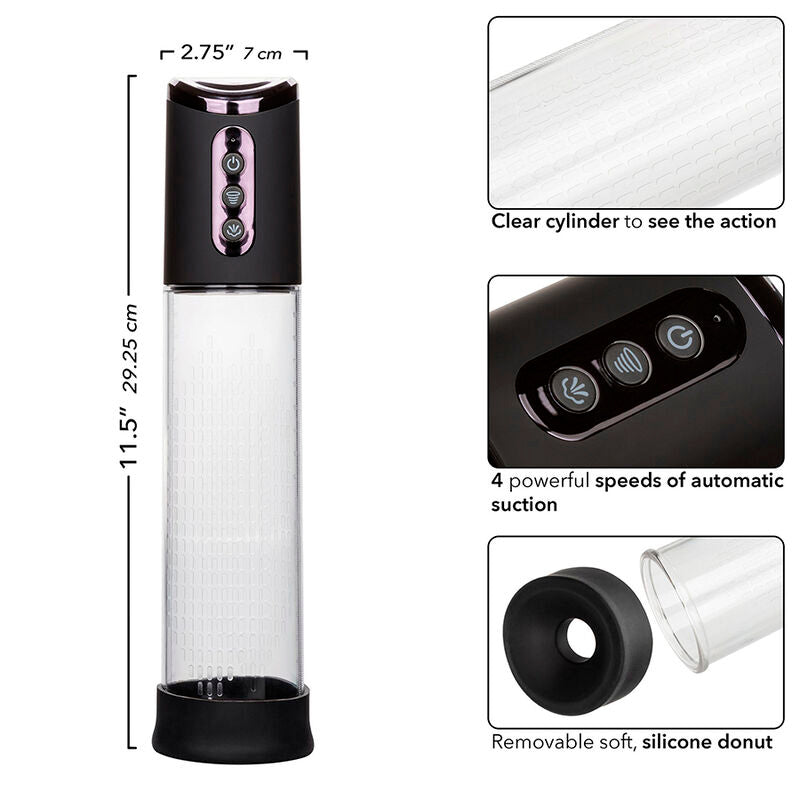 CalExotics Peak Pompa per Pene Automatica Ricaricabile 4 Velocità – immagine 7