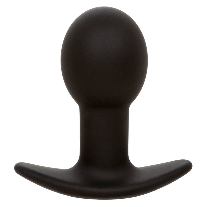 CalExotics Rock Bottom plug anale vibrante pop con bulbo nero