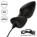 CalExotics Rock Bottom plug anale vibrante perfect ergonomico nero – foto 8