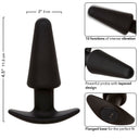 CalExotics Rock Bottom plug anale vibrante conico nero – foto 7