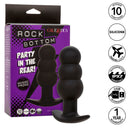 CalExotics Rock Bottom plug anale vibrante a perline nero – foto 2
