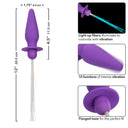CalExotics Southern Lights plug anale vibrante luminoso viola – foto 6